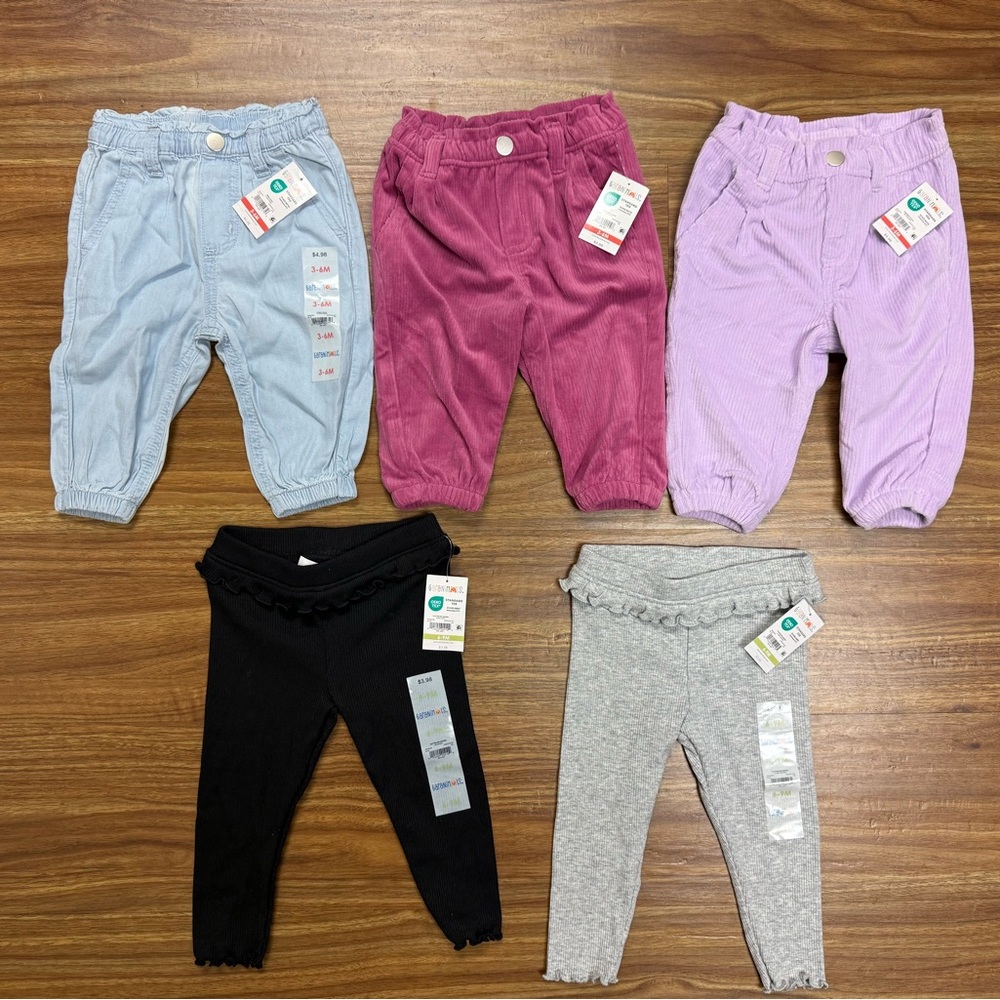 Garanimals Baby Girl Pants Bundle. NWT
